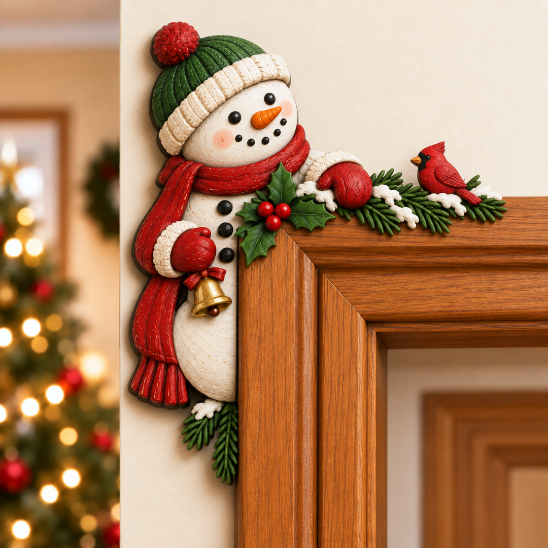 🔥🔥🔥Christmas Peekaboo Door Frame Corner Decor