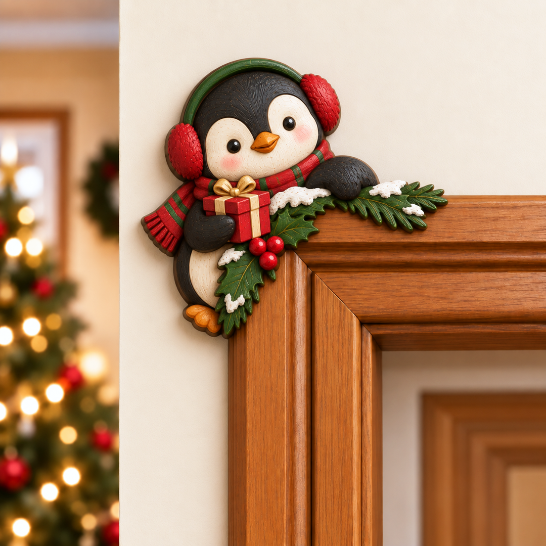 🔥🔥🔥Christmas Peekaboo Door Frame Corner Decor
