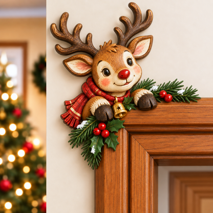 🔥🔥🔥Christmas Peekaboo Door Frame Corner Decor