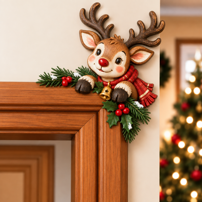 🔥🔥🔥Christmas Peekaboo Door Frame Corner Decor