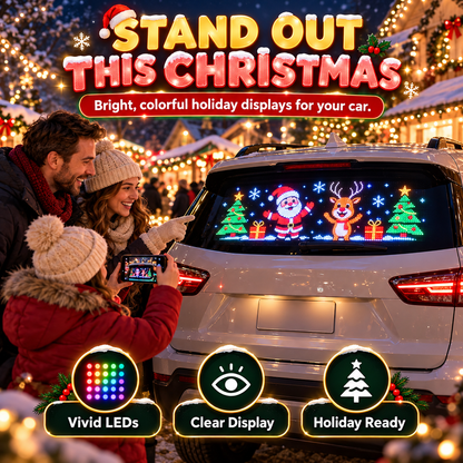 Animated LED Car Display — USB‑C Powered
