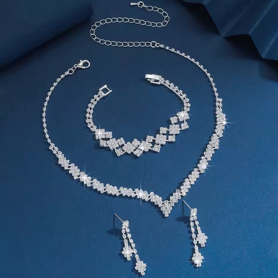 Wedding Season Women's Claw Chain Series Earrings Necklaces Bracelets
