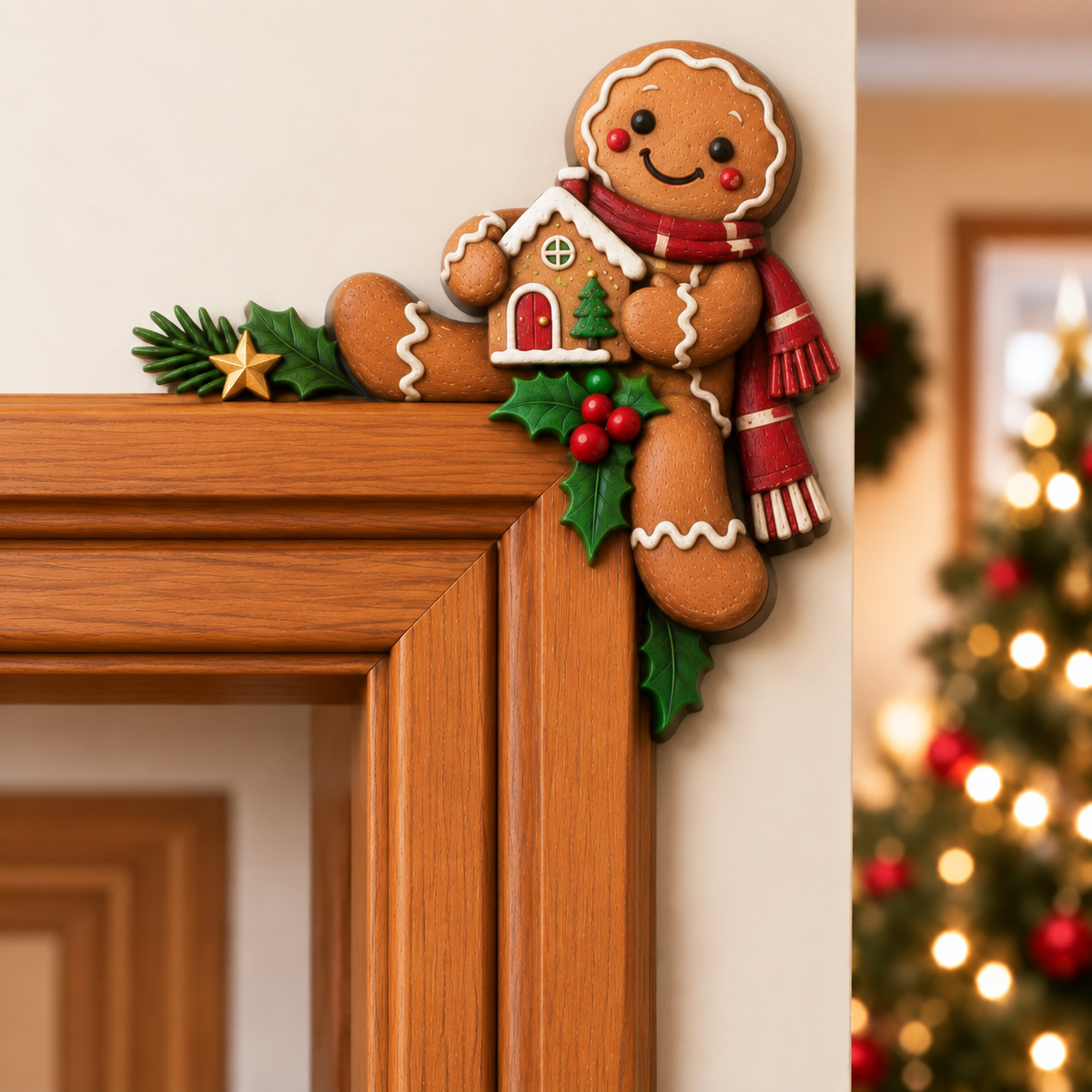 🔥🔥🔥Christmas Peekaboo Door Frame Corner Decor