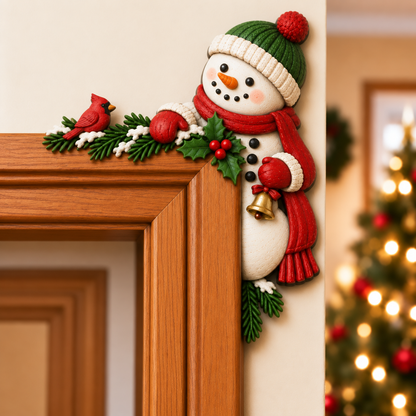 🔥🔥🔥Christmas Peekaboo Door Frame Corner Decor
